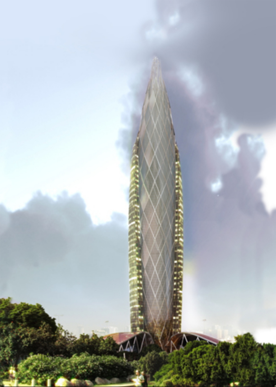 Les Fleurs du Desert 7 Tours Dubai Dragan Architecture Paris 2011